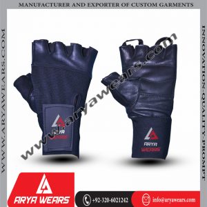 Half Finger Leather Glove